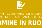 Nomine in ruolo DL 126-2019